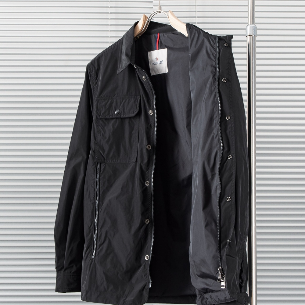 MONCLER Waterproof Collared Jacket Coat
